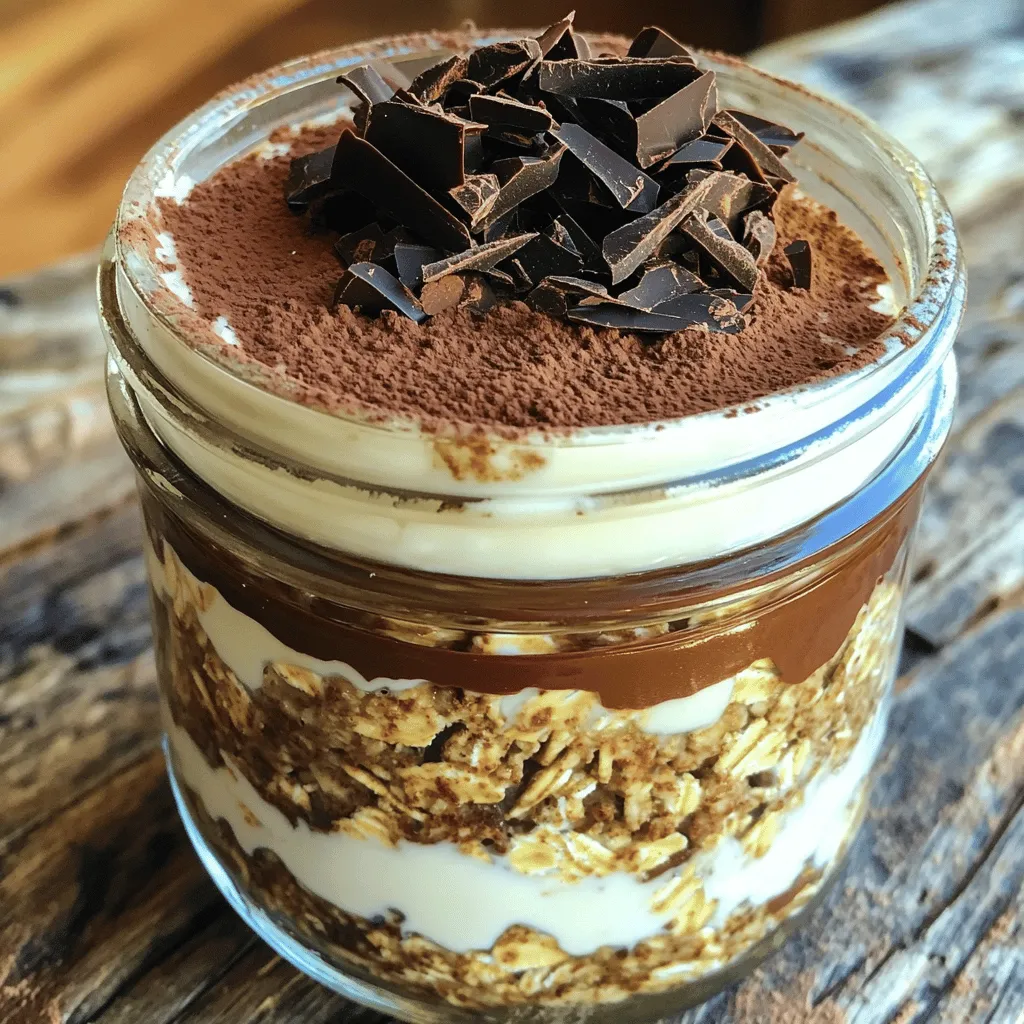 Tiramisu Overnight Oats Recipe for Creamy Delight