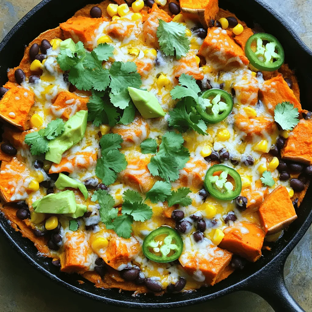 Loaded Sweet Potato Nacho Skillet Flavorful and Fun