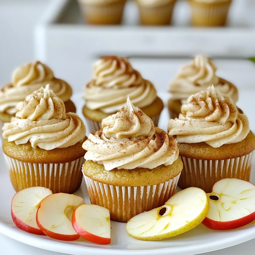 Apple Cider Cupcakes Spiced Frosting Delight Recipe