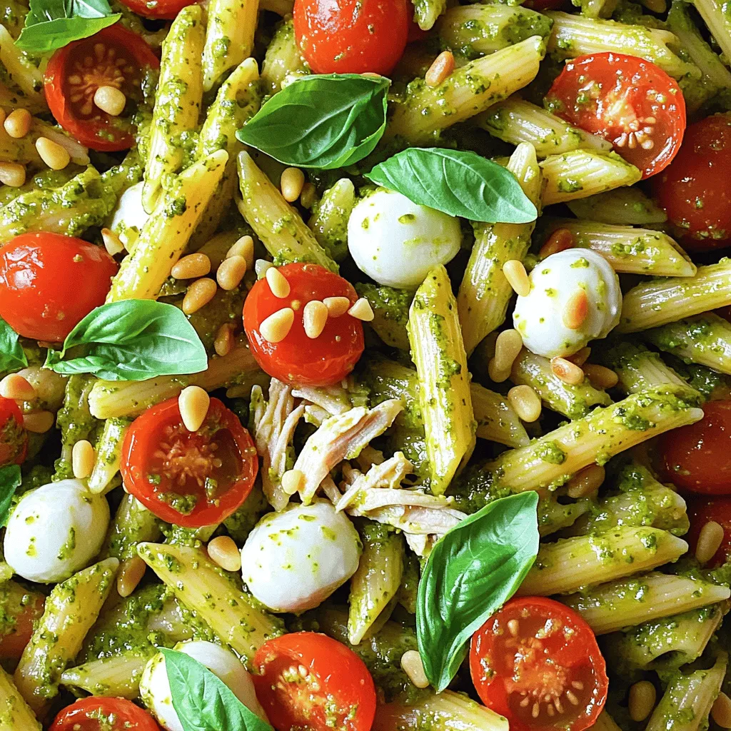 Chicken Pesto Pasta Salad Fresh and Flavorful Meal