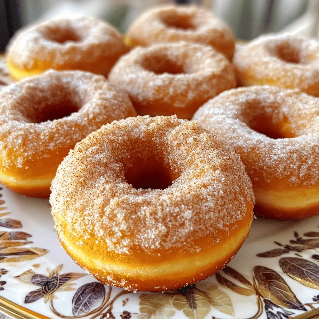 Cinnamon Sugar Sweet Potato Donuts Easy Recipe