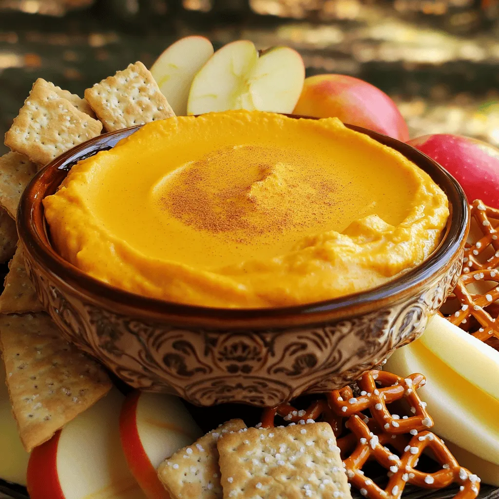 Pumpkin Spice Cheesecake Dip Creamy and Delightful Treat