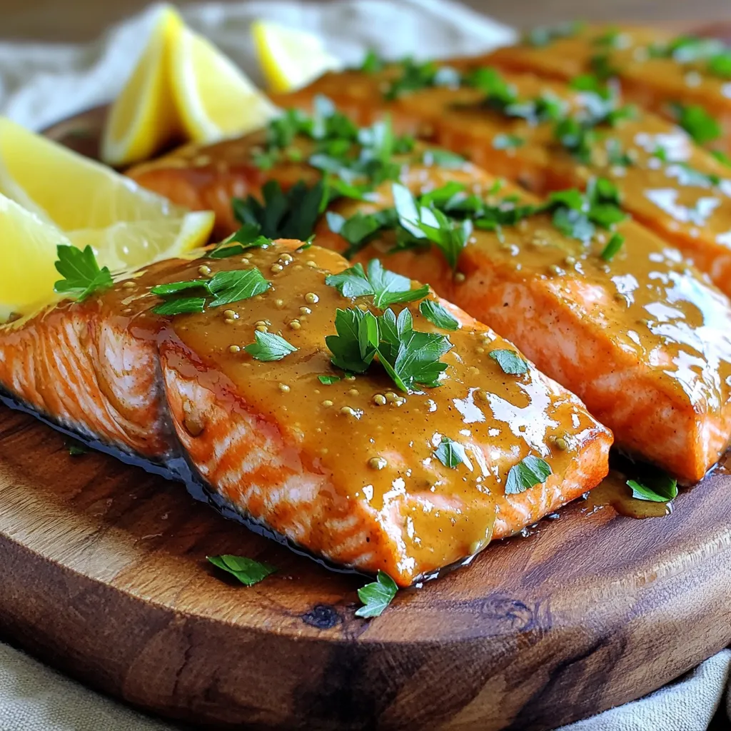 Honey Mustard Glazed Salmon Delightful and Simple Recipe