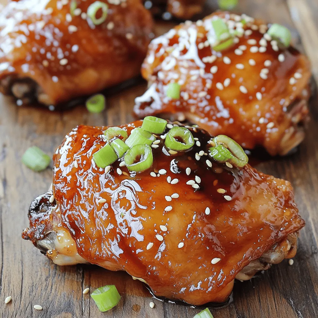 Honey Soy Garlic Chicken Thighs Savory and Simple Dish