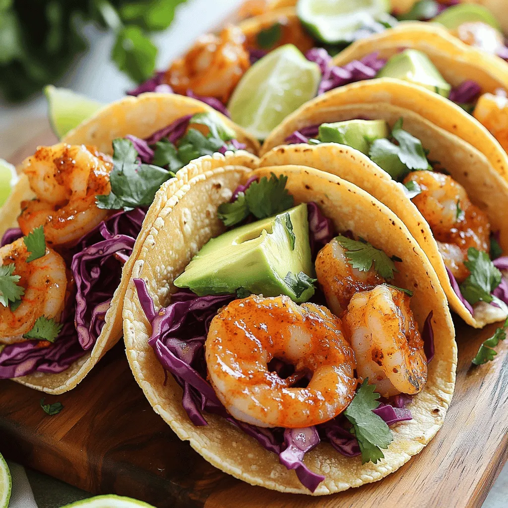 Spicy Garlic Shrimp Tacos Flavorful and Quick Meal