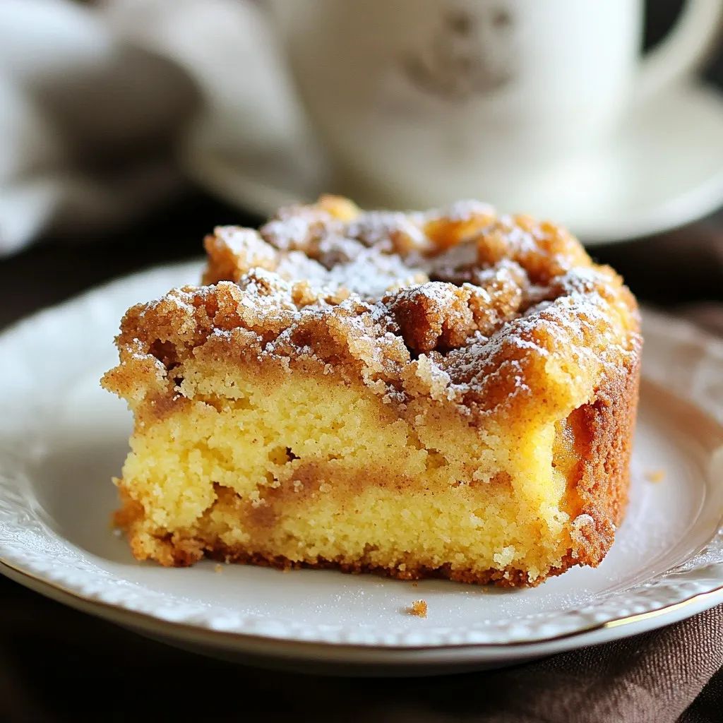 Cinnamon Streusel Coffee Cake Tempting and Tasty Recipe