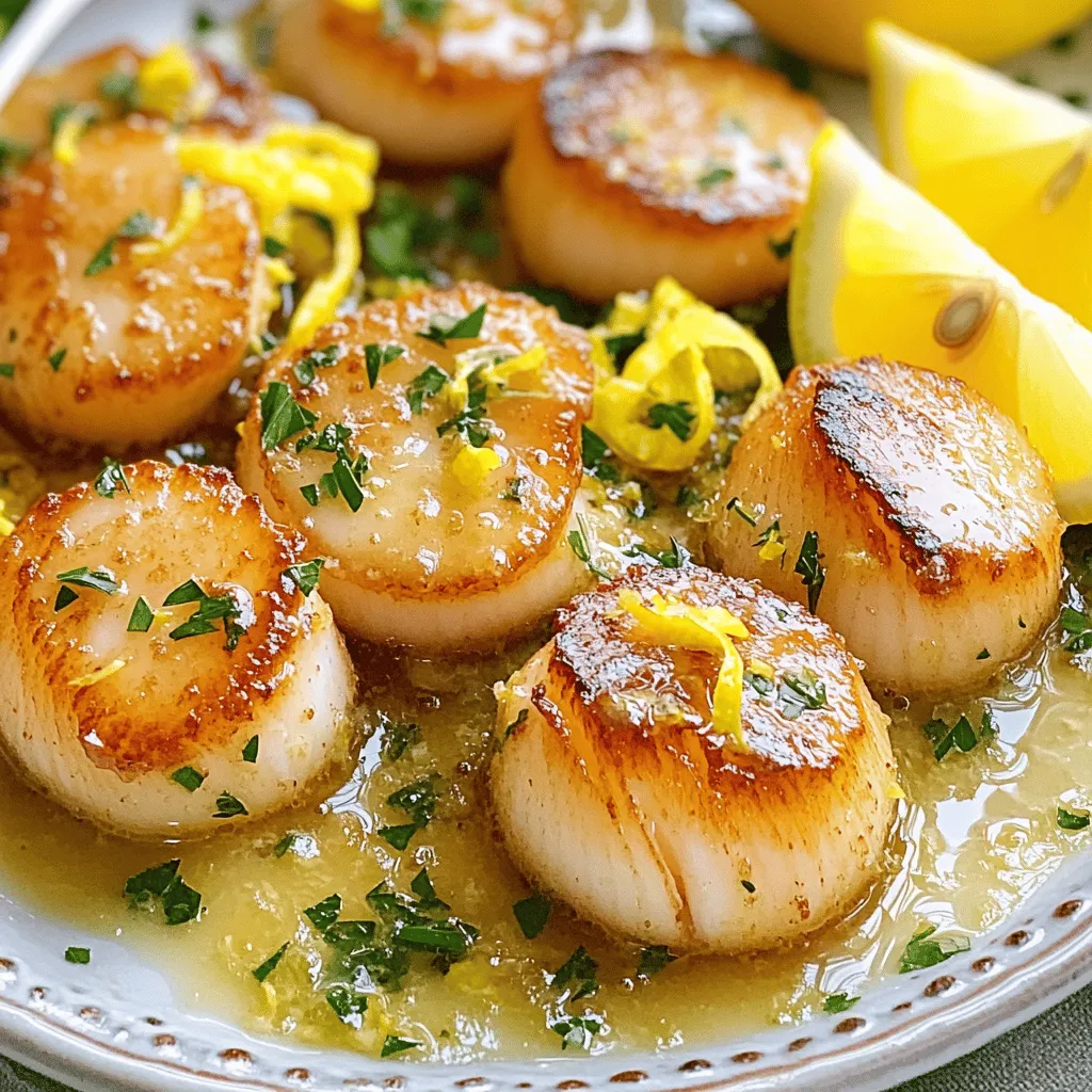 Garlic Lemon Butter Scallops Quick and Tasty Recipe