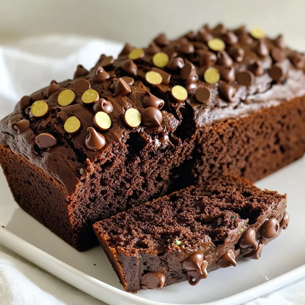 Double Chocolate Zucchini Bread Moist and Tasty Treat