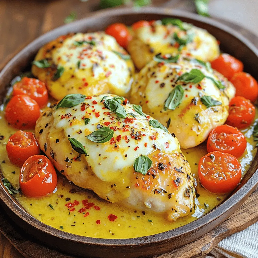 Caprese Garlic Butter Chicken Flavorful Dinner Delight