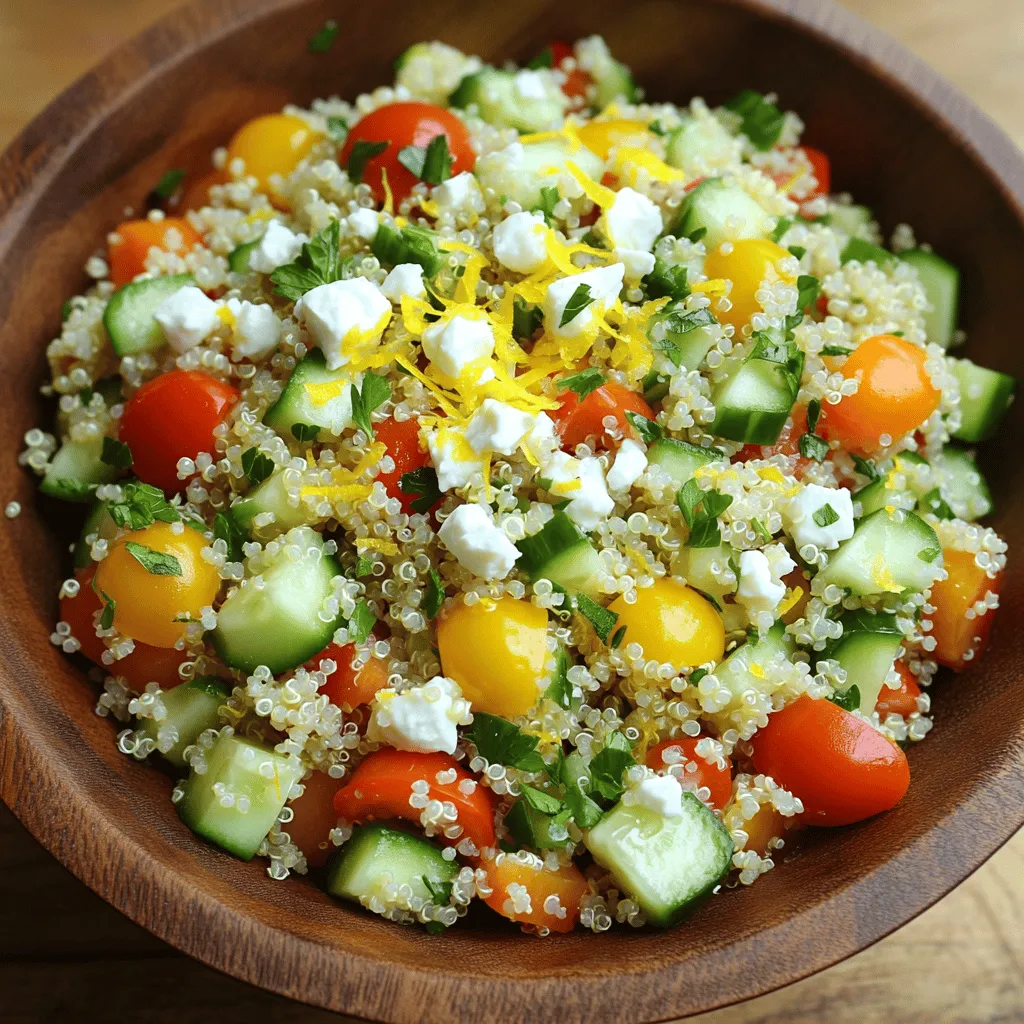 Lemon Herb Quinoa Salad Fresh and Healthy Delight