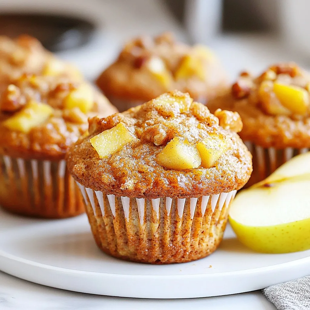 Cinnamon Apple Energy Muffins Healthy and Nutritious