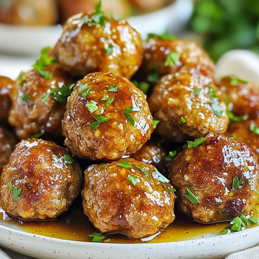 Honey Garlic Turkey Meatballs Easy and Flavorful Dish
