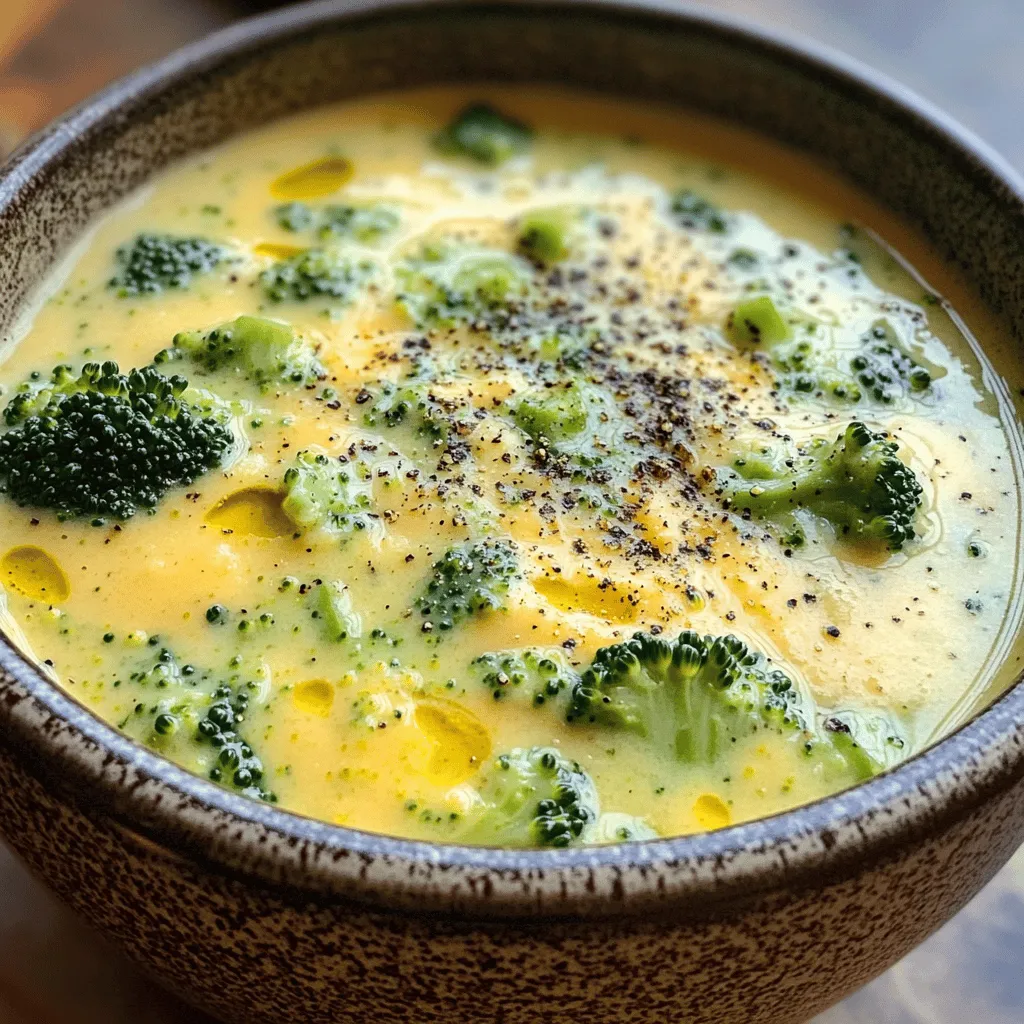 Creamy Broccoli Cheddar Soup Perfect for Chilly Days