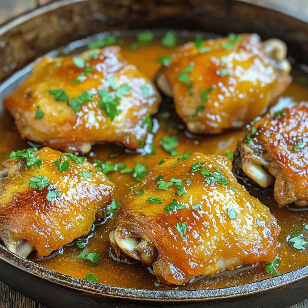 Honey Mustard Chicken Thighs Easy and Flavorful Dinner