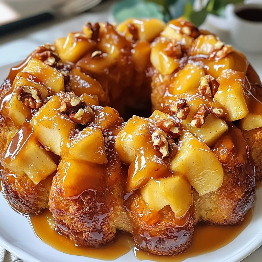Caramel Apple Monkey Bread Easy and Delicious Treat