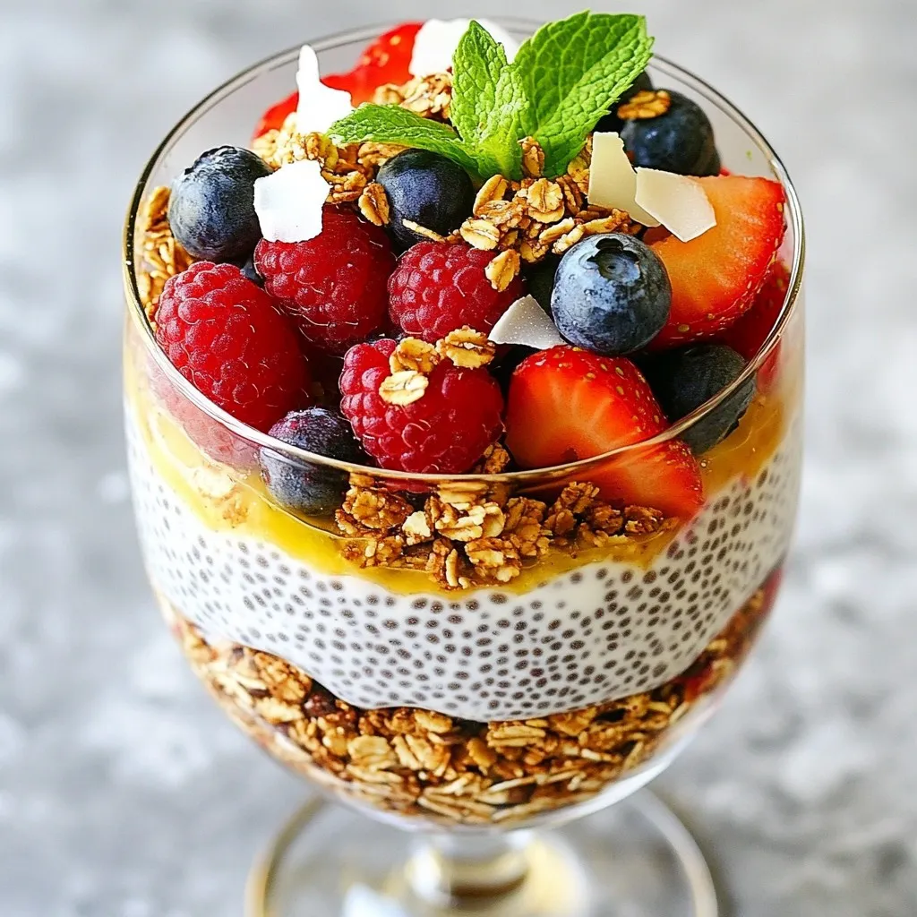 Berry Coconut Chia Parfait Simple and Healthy Treat