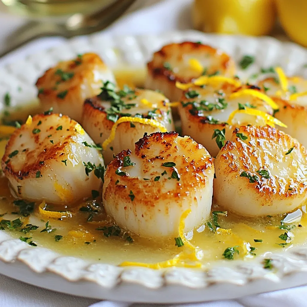 Lemon Butter Scallops Delightful and Easy Recipe