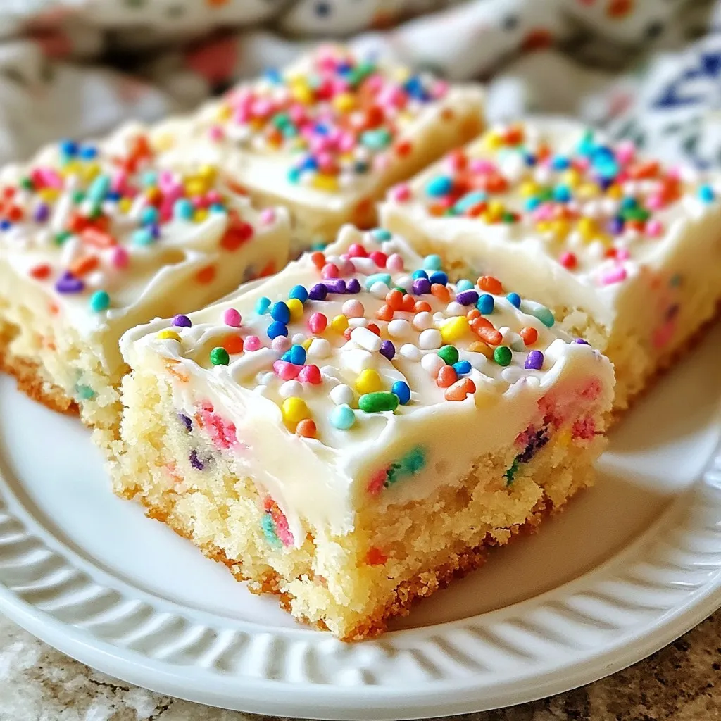 Funfetti Sugar Cookie Bars Irresistibly Chewy Treats