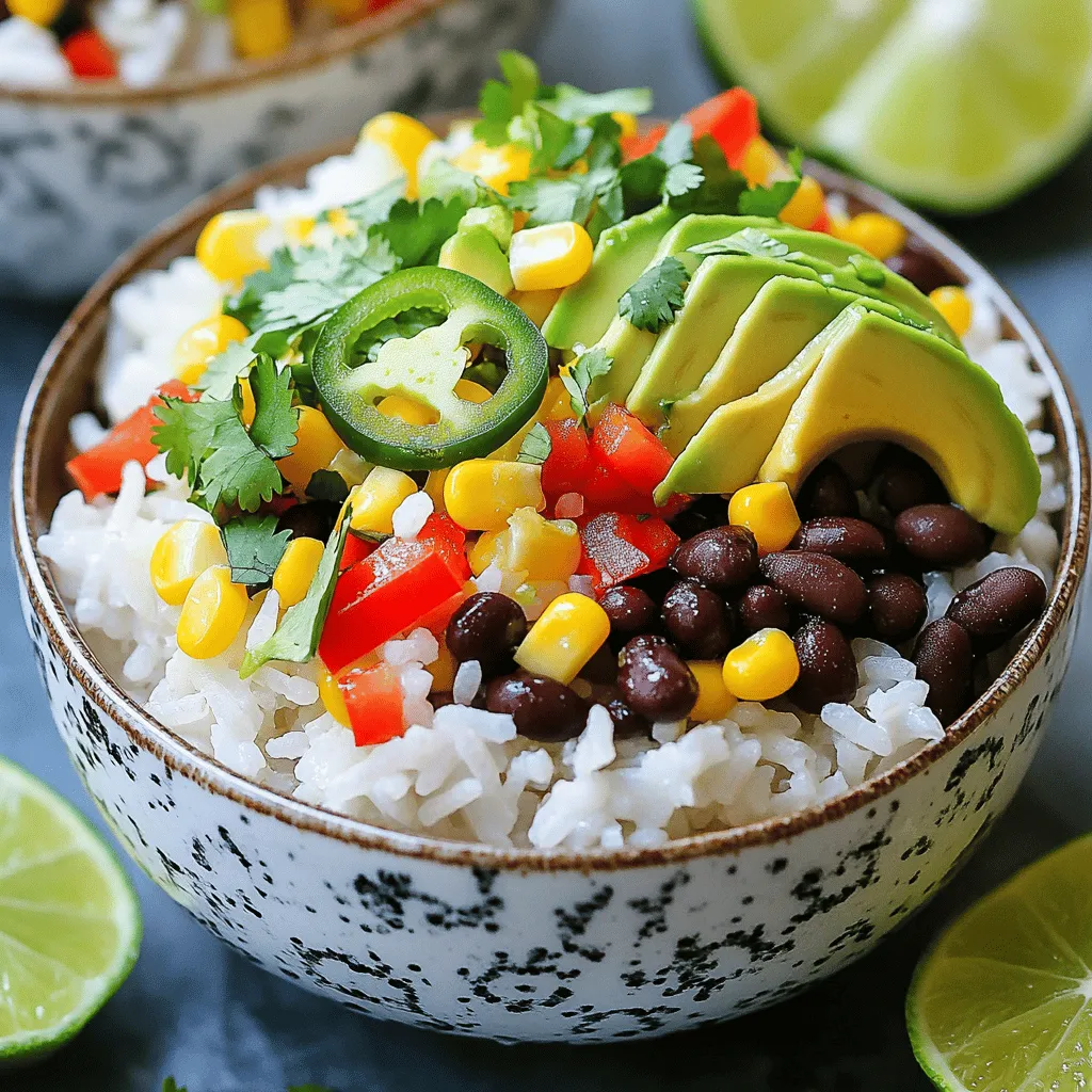 Coconut Lime Rice Bowls Flavorful and Nutritious Meal