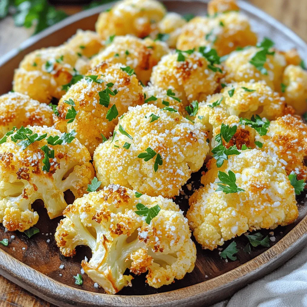 Parmesan Roasted Cauliflower Simple and Crunchy Dish