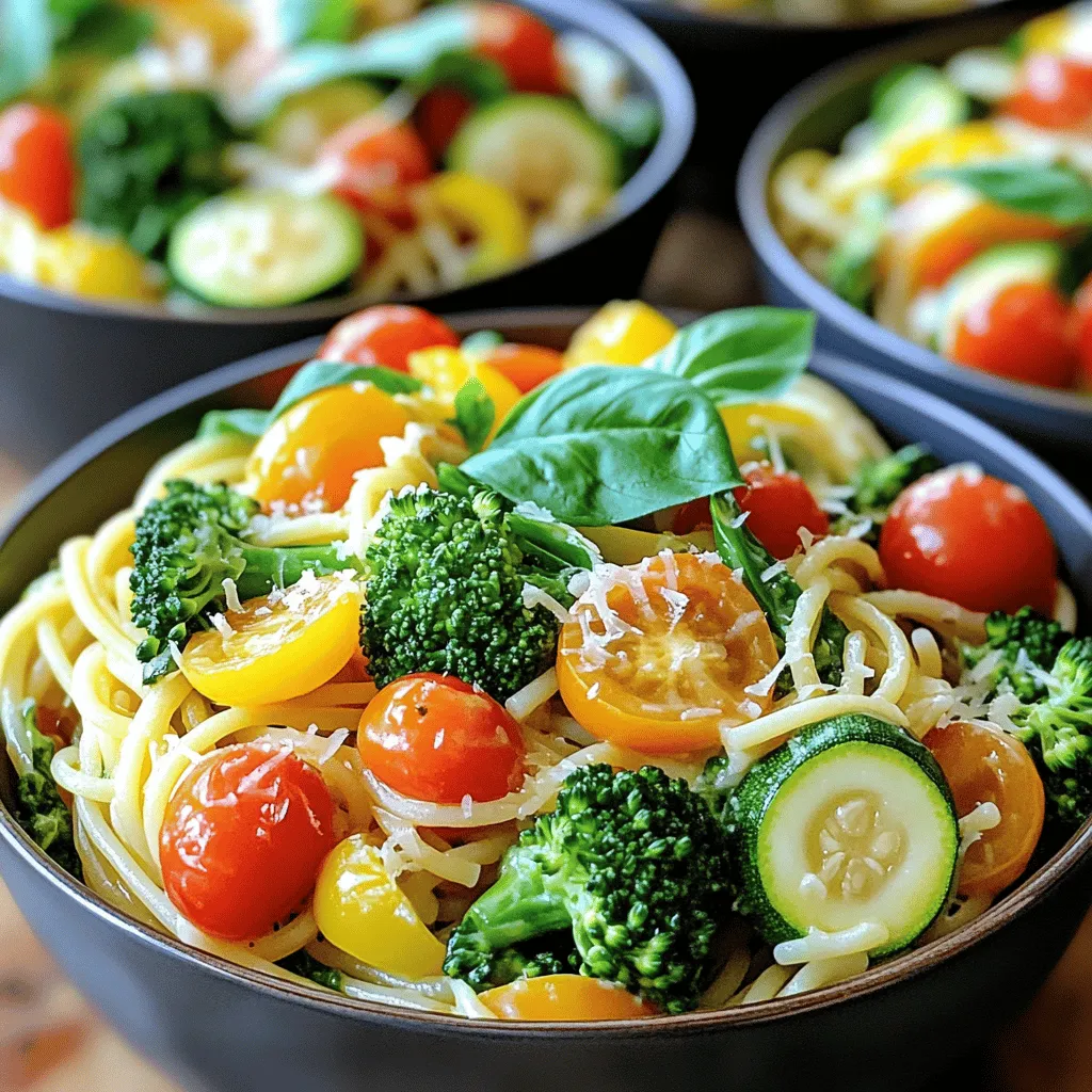 Pasta Primavera with Lemon Bright and Flavorful Dish