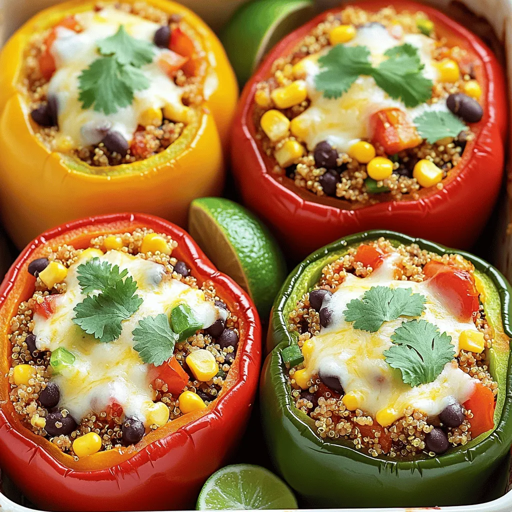 Mexican Quinoa Stuffed Peppers Flavorful and Healthy