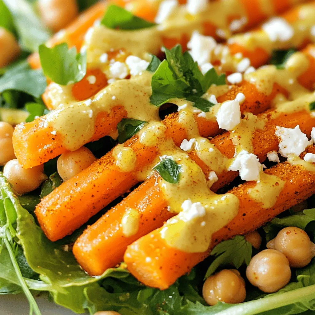 Roasted Carrot and Chickpea Salad Fresh and Flavorful