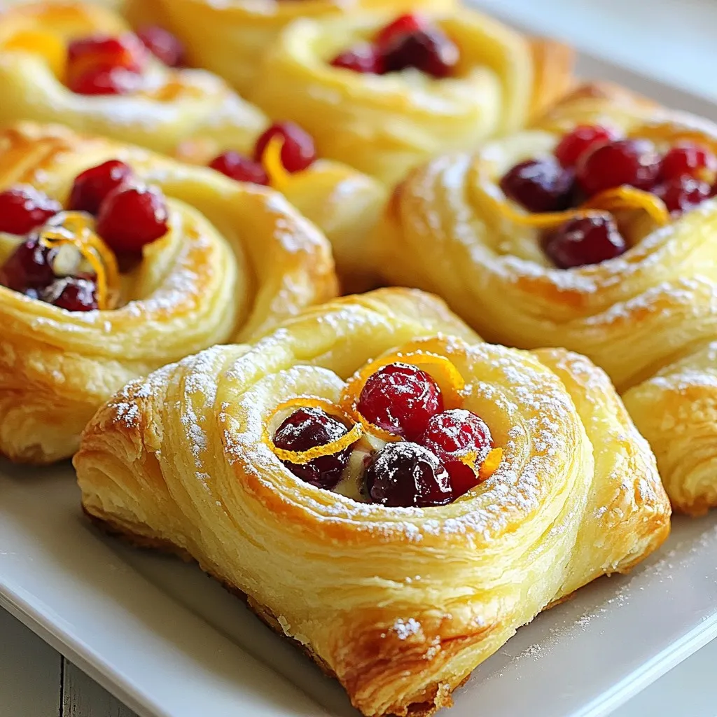 Cranberry Orange Danish Delightful Pastry Recipe