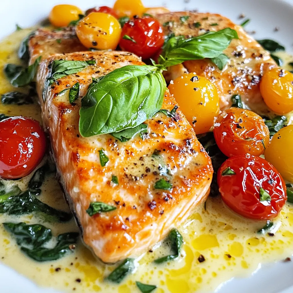 Creamy Garlic Tuscan Salmon Flavorful and Easy Dish