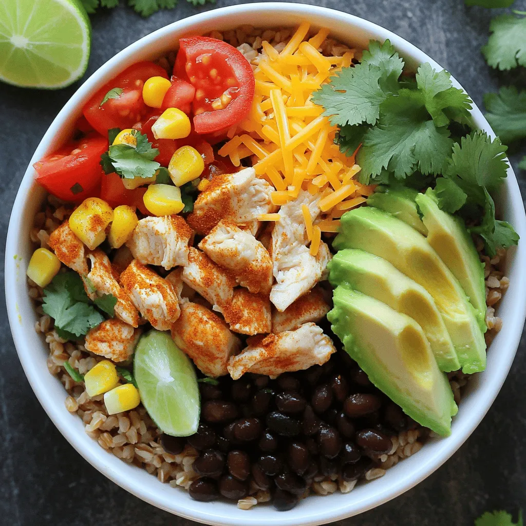 Easy Chicken Burrito Bowls Flavorful Weeknight Meal