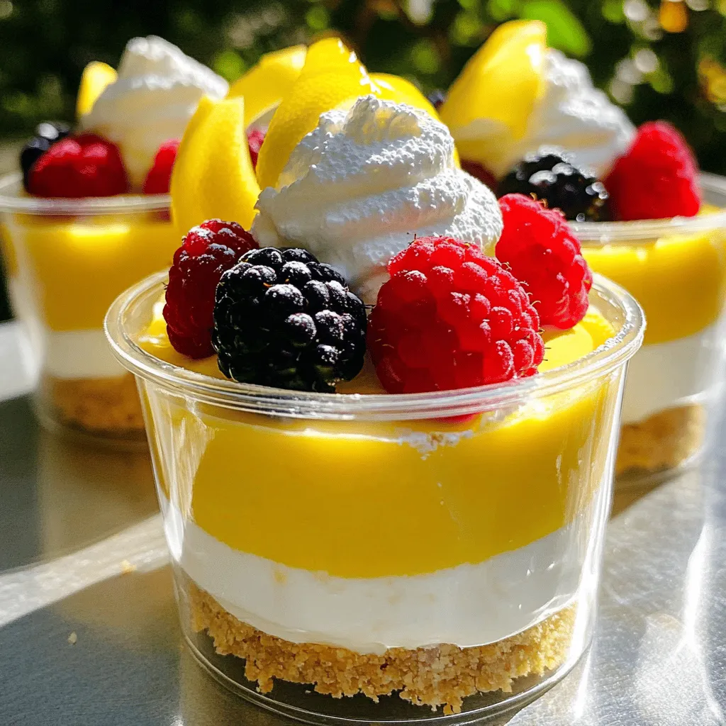 Lemon Cheesecake Cups Delightful and Easy Recipe