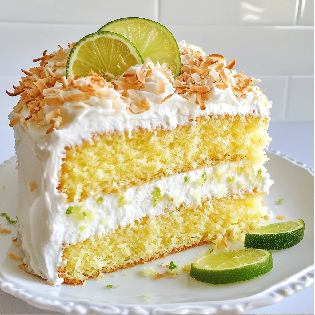 Coconut Lime Cake Delightful Simple Recipe