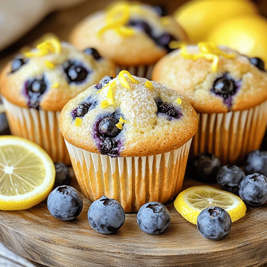 Lemon Blueberry Muffins Fresh and Flavorful Delight