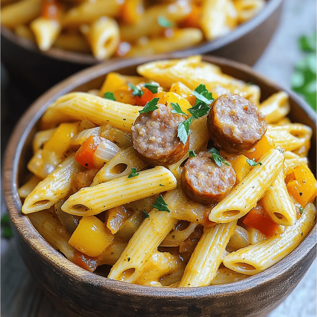 One Pot Cajun Sausage Pasta Bold and Comforting Dish