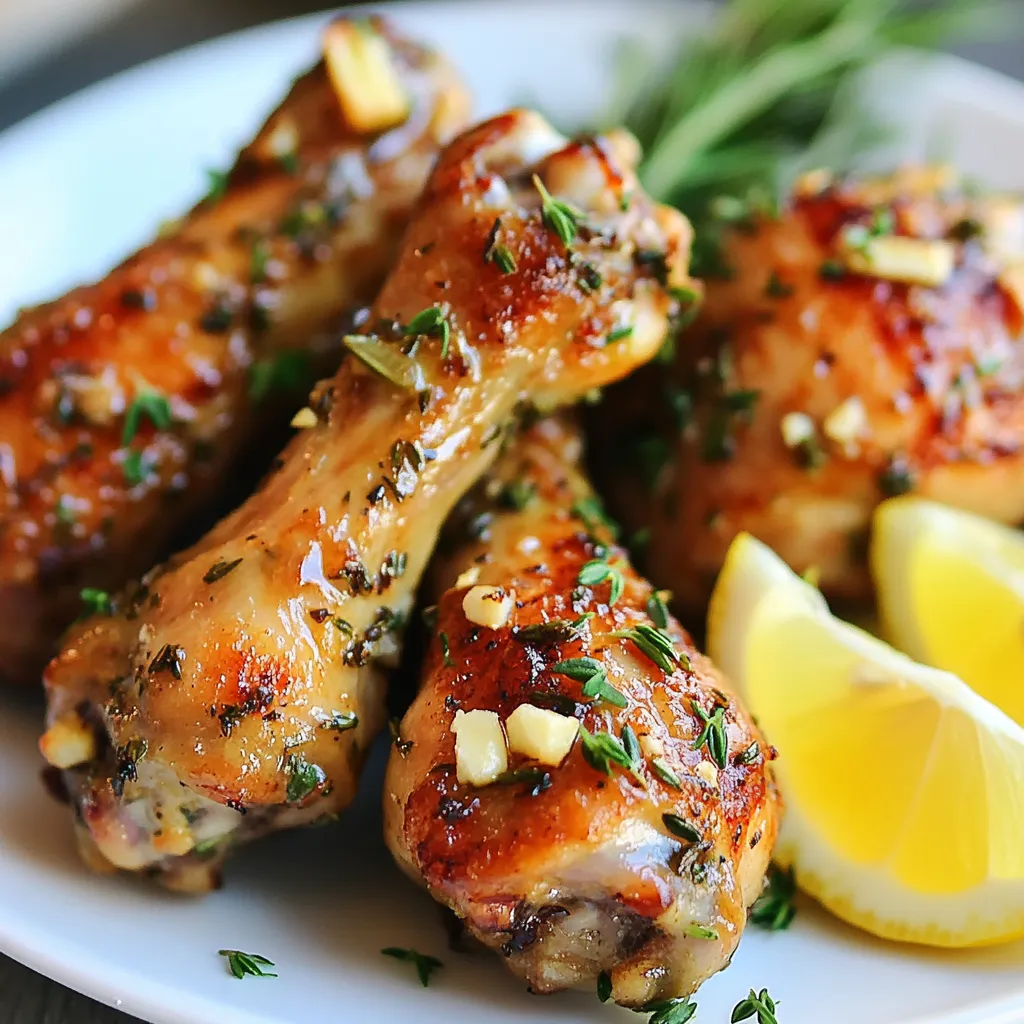 Buttery Herb Chicken Drumsticks Deeply Flavorful Meal