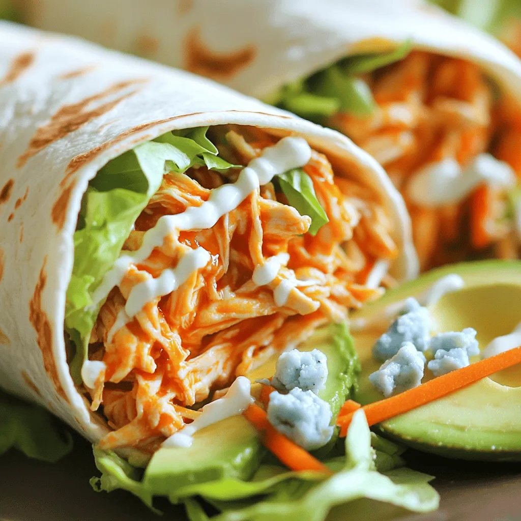 Spicy Buffalo Chicken Wraps Bold and Flavorful Meal