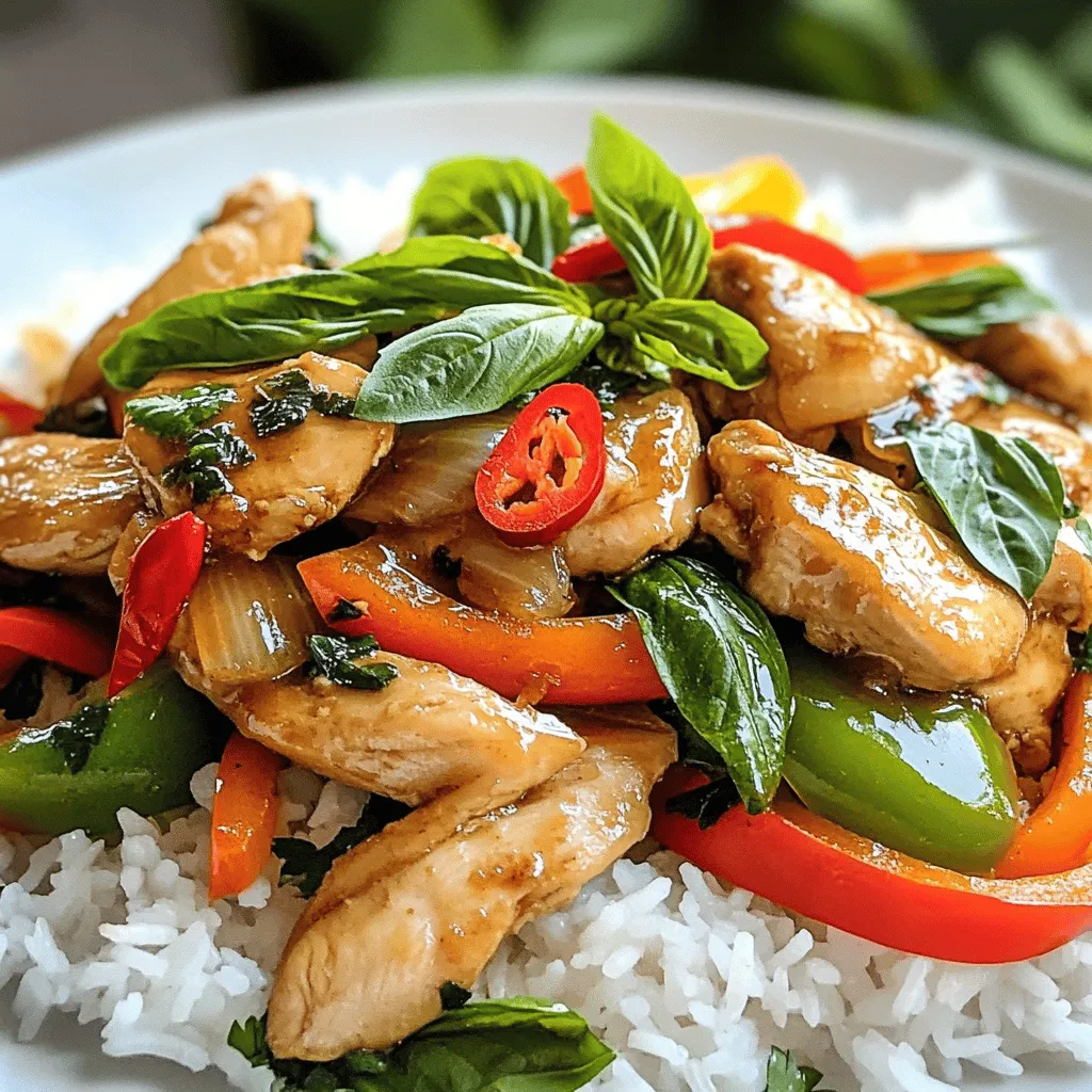 Thai Basil Chicken Stir-Fry Flavorful and Easy Meal