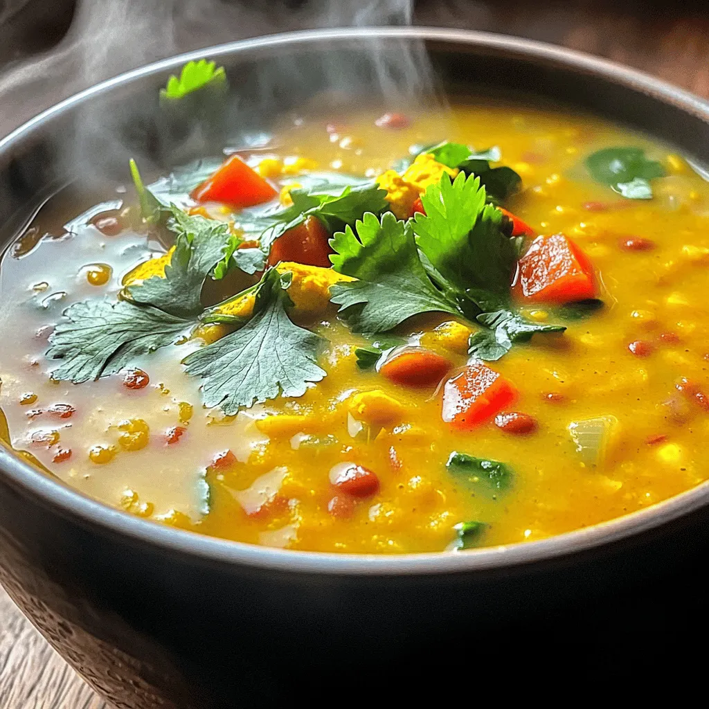 Coconut Curry Lentil Soup Rich and Flavorful Recipe