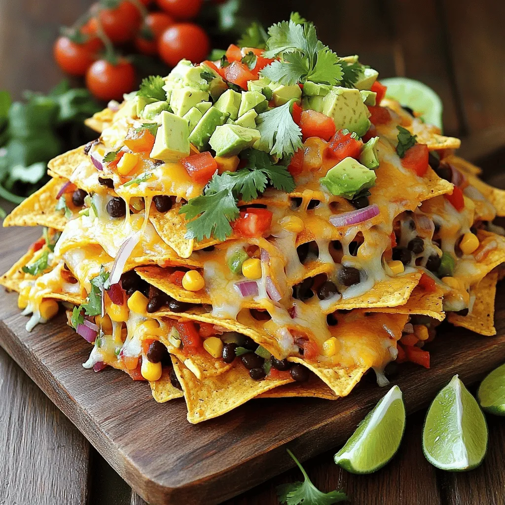 Loaded Veggie Nachos Flavorful Twist to Enjoy
