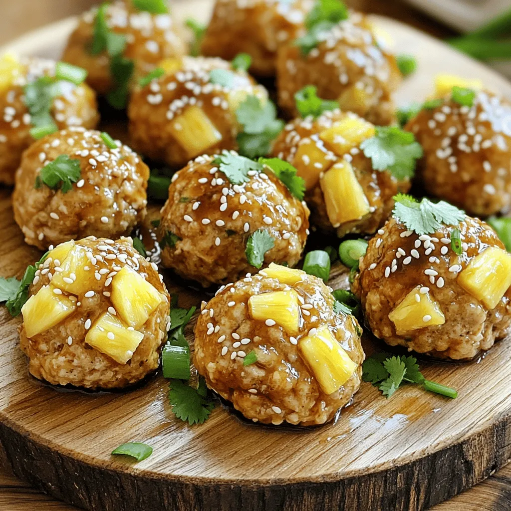 Pineapple Teriyaki Meatballs Flavorful and Easy Recipe