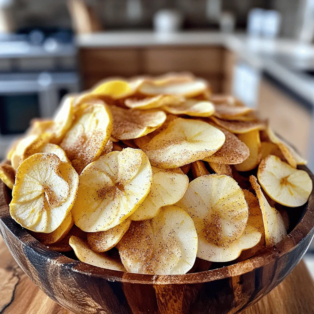 Baked Cinnamon Apple Chips Crispy and Simple Snack