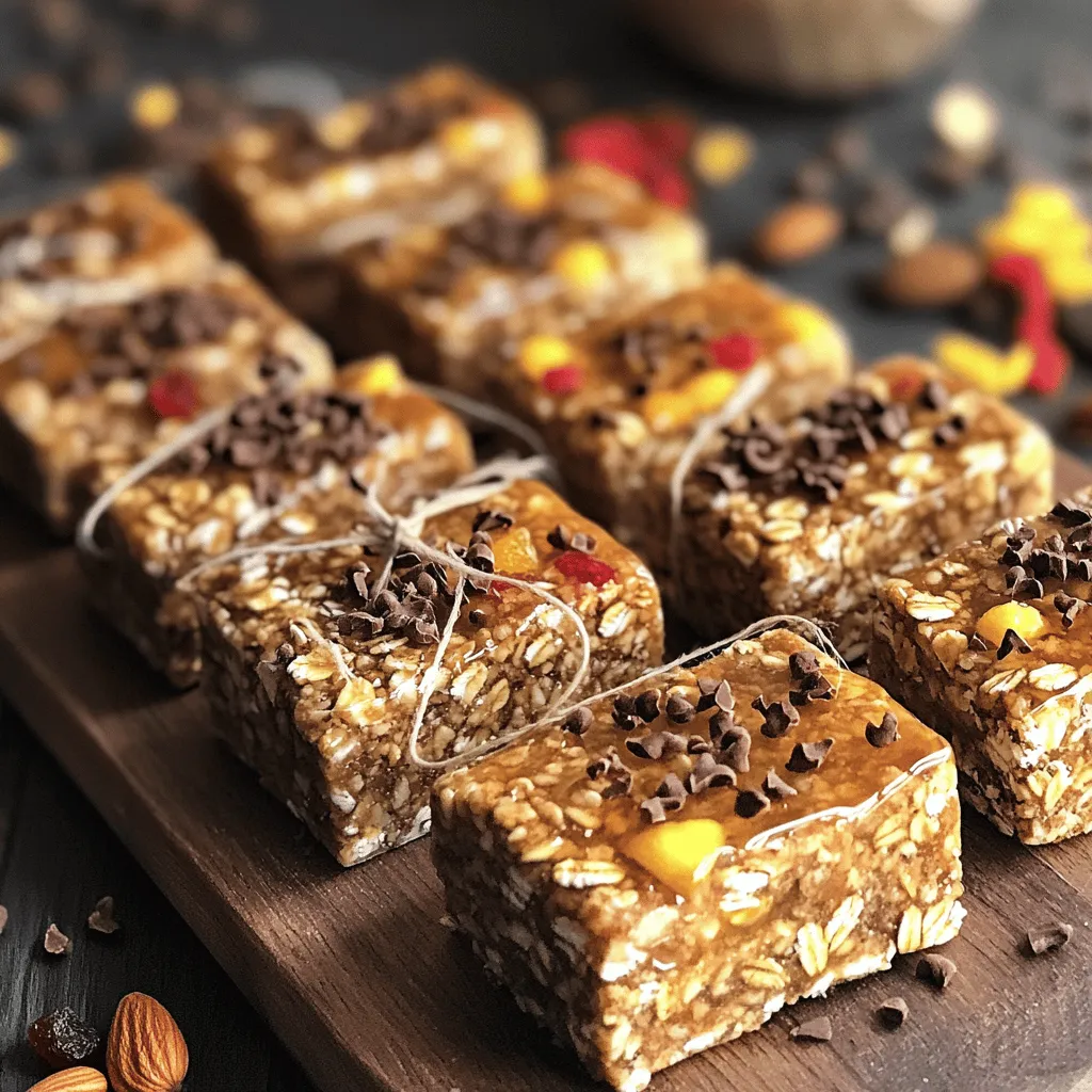 Healthy No Bake Granola Bars Tasty and Nutritious Snack