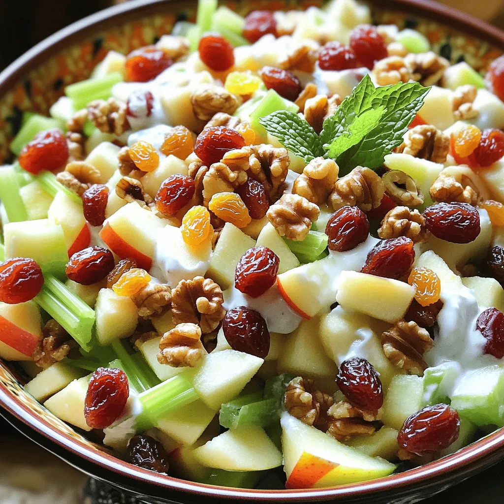 Classic Waldorf Salad Fresh and Flavorful Dish