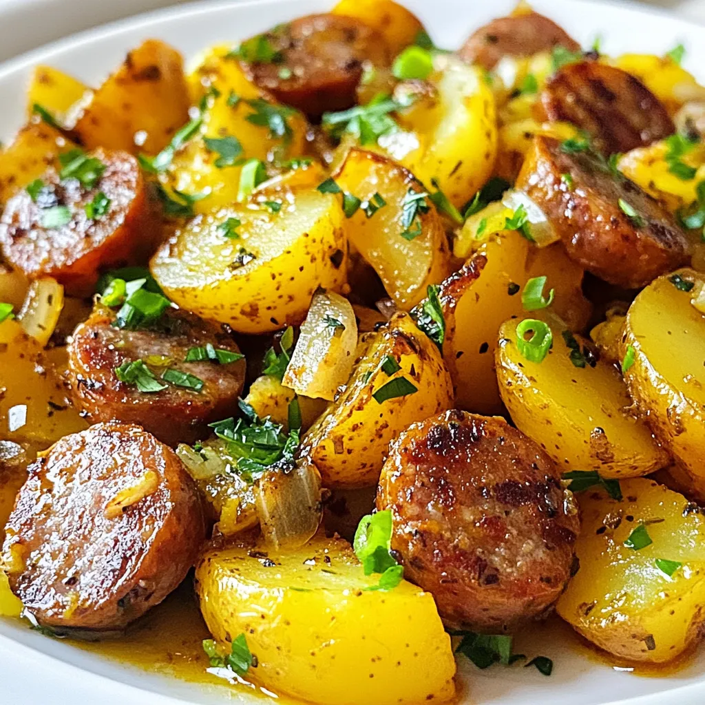 Cajun Sausage Potato Skillet Flavorful and Simple Meal
