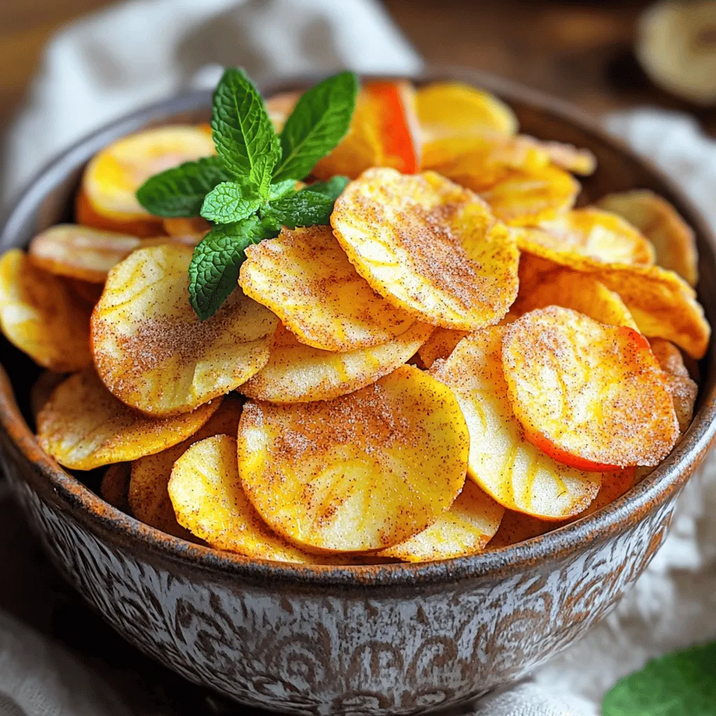 Air Fryer Cinnamon Apple Chips Crispy and Delicious Snack