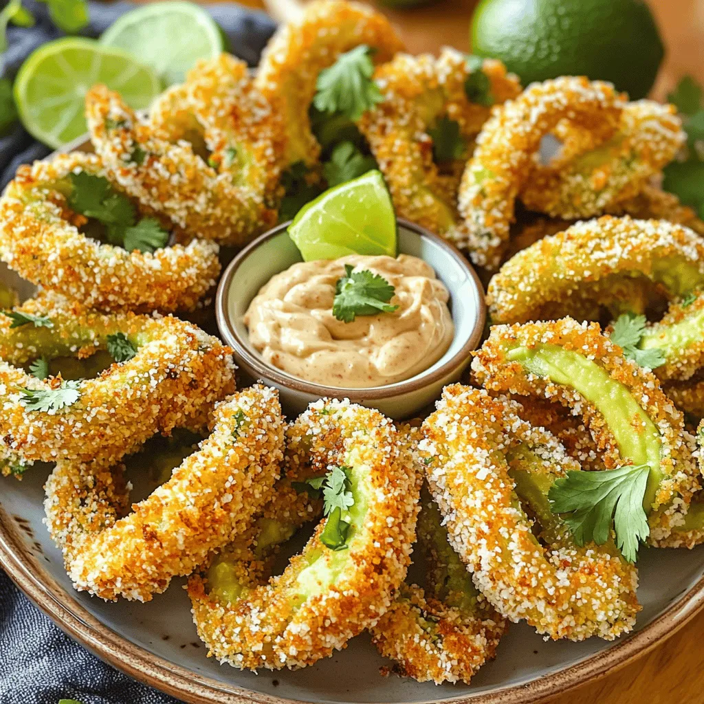Savory Air Fryer Avocado Fries with Chipotle Mayo
