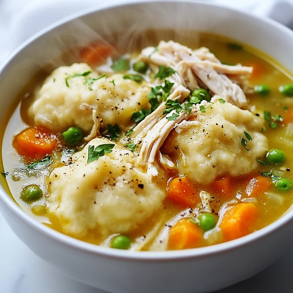 Savory Chicken and Dumplings Soup Simple Comfort Meal