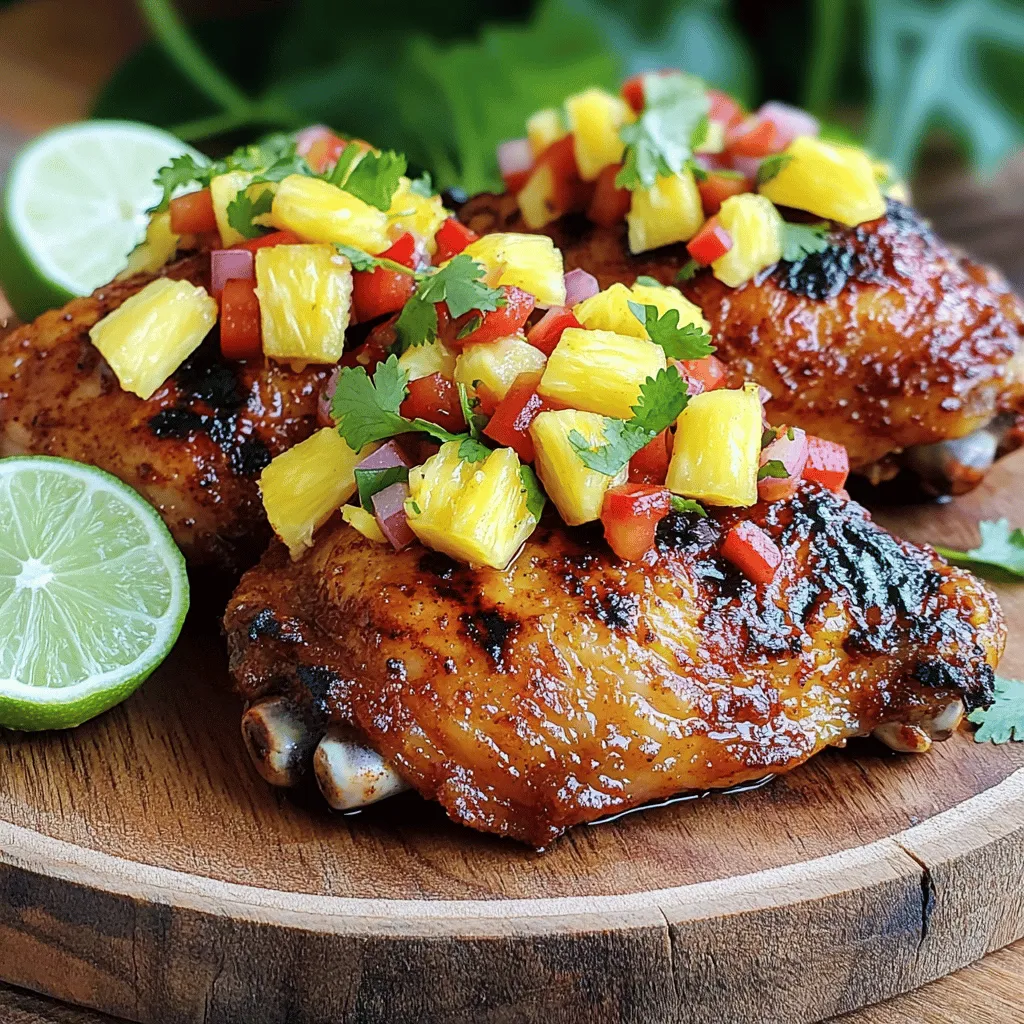 Savory 27. Jerk Chicken with Pineapple Salsa Recipe