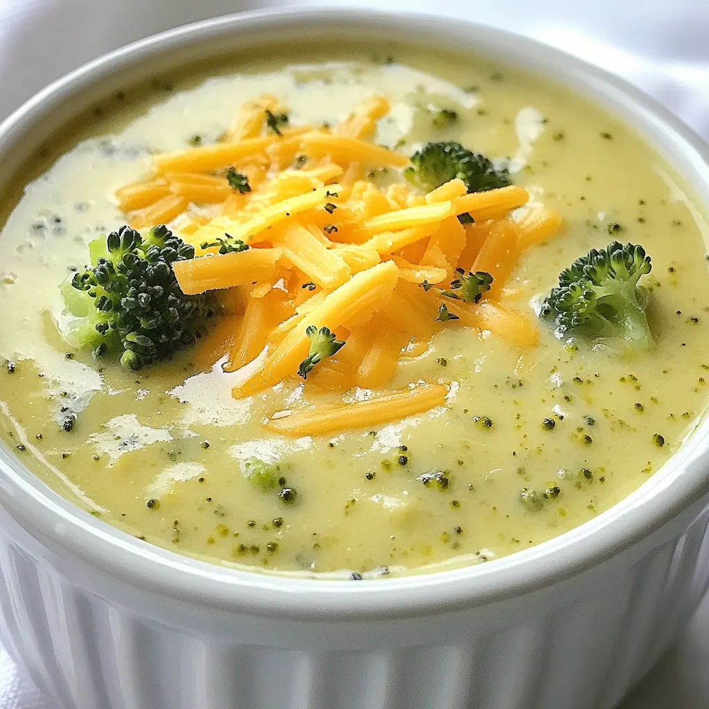 Creamy Broccoli Cheddar Soup Deliciously Simple Recipe