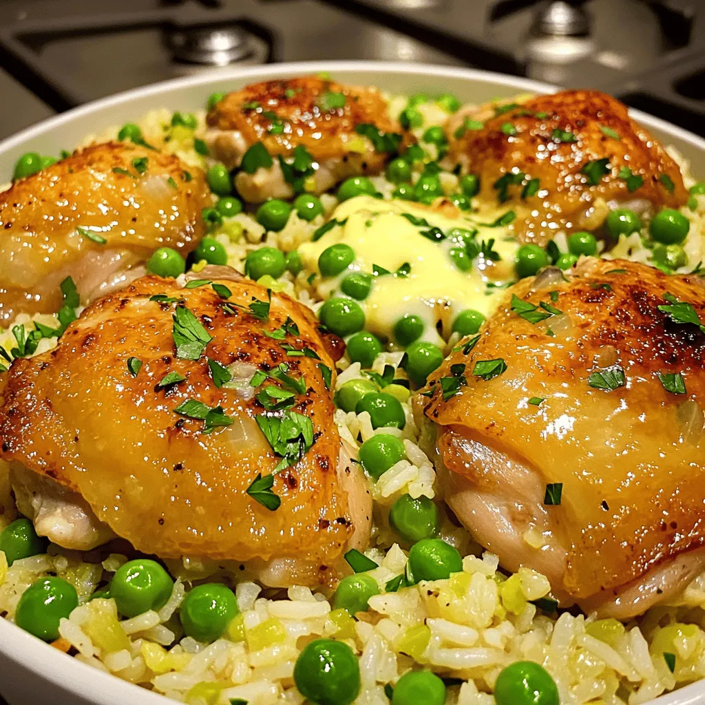 Garlic Butter Chicken and Rice Flavorful Simple Dish